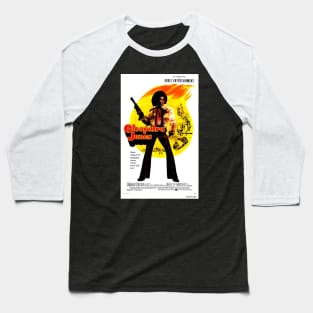 Classic Kung Fu Movie - Cleopatra Jones Baseball T-Shirt